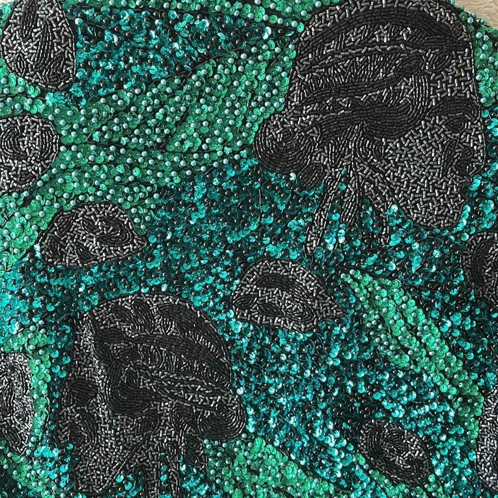 RARE Beaded Indian Head Sequined Jacket - Picture 8 of 17